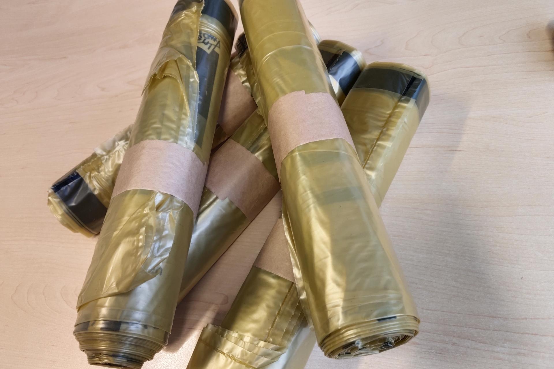 5 Rollen Gelbe Säcke